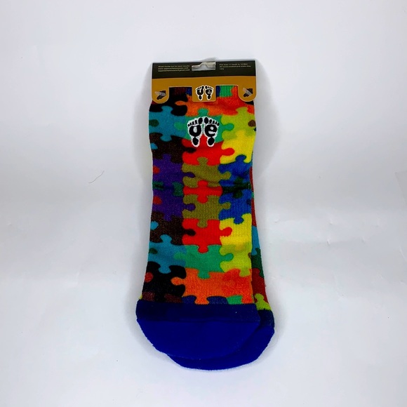 Upper Echelon Socks Autism Awareness New Ankle Length Size youth 11-men’s 12 - Picture 1 of 7